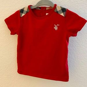 Burberry Baby 9 Month Tee EUC